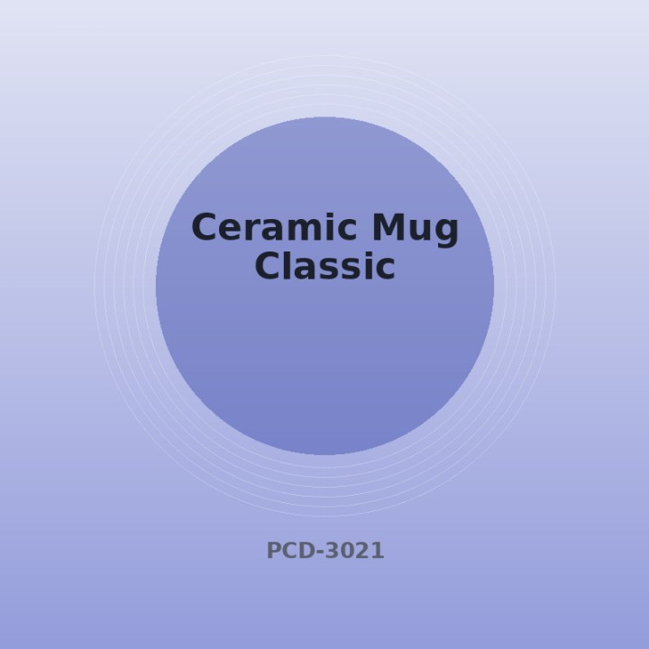 Keramiktasse Klassisch